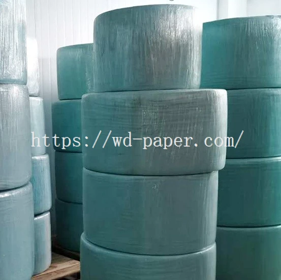 2-color tissue napkin mother roll